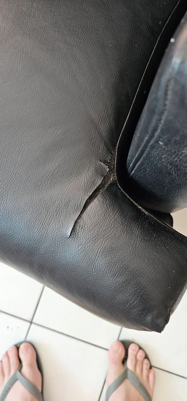 Sofá + poltronas de couro  - Foto 4