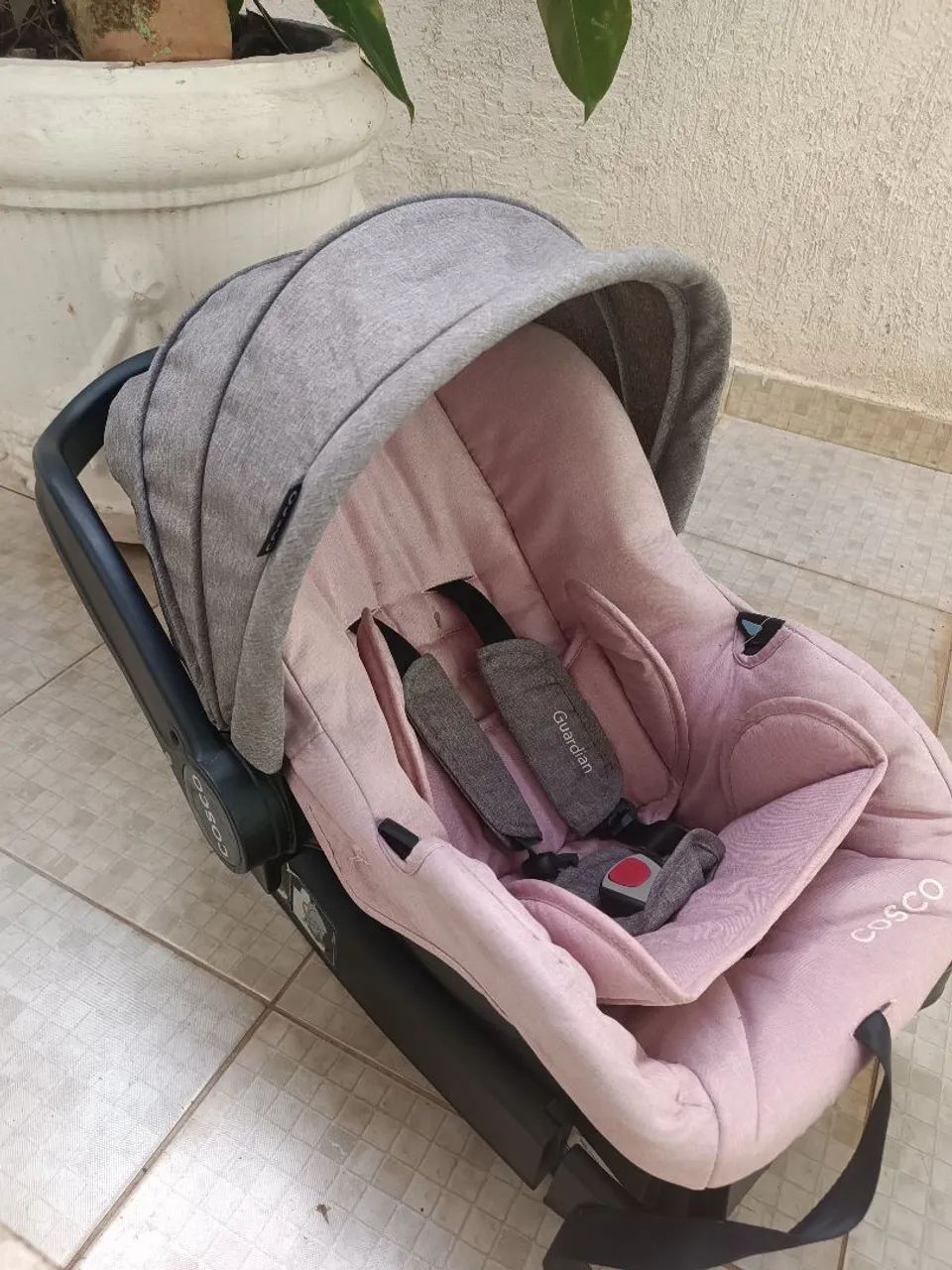 Carrinho de bebê Cosco, trio - Moisés e bebê conforto - Foto 3