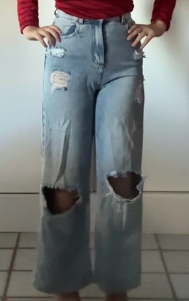 Calça Wide leg y2k  - Foto 2