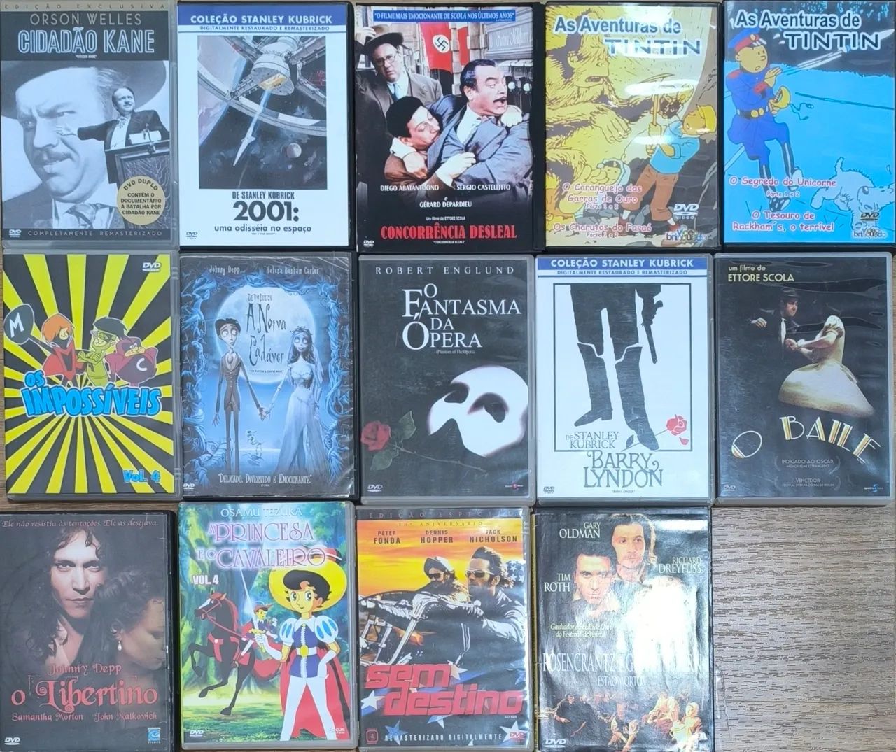 Combo com 14 DVDs - títulos na descrição 