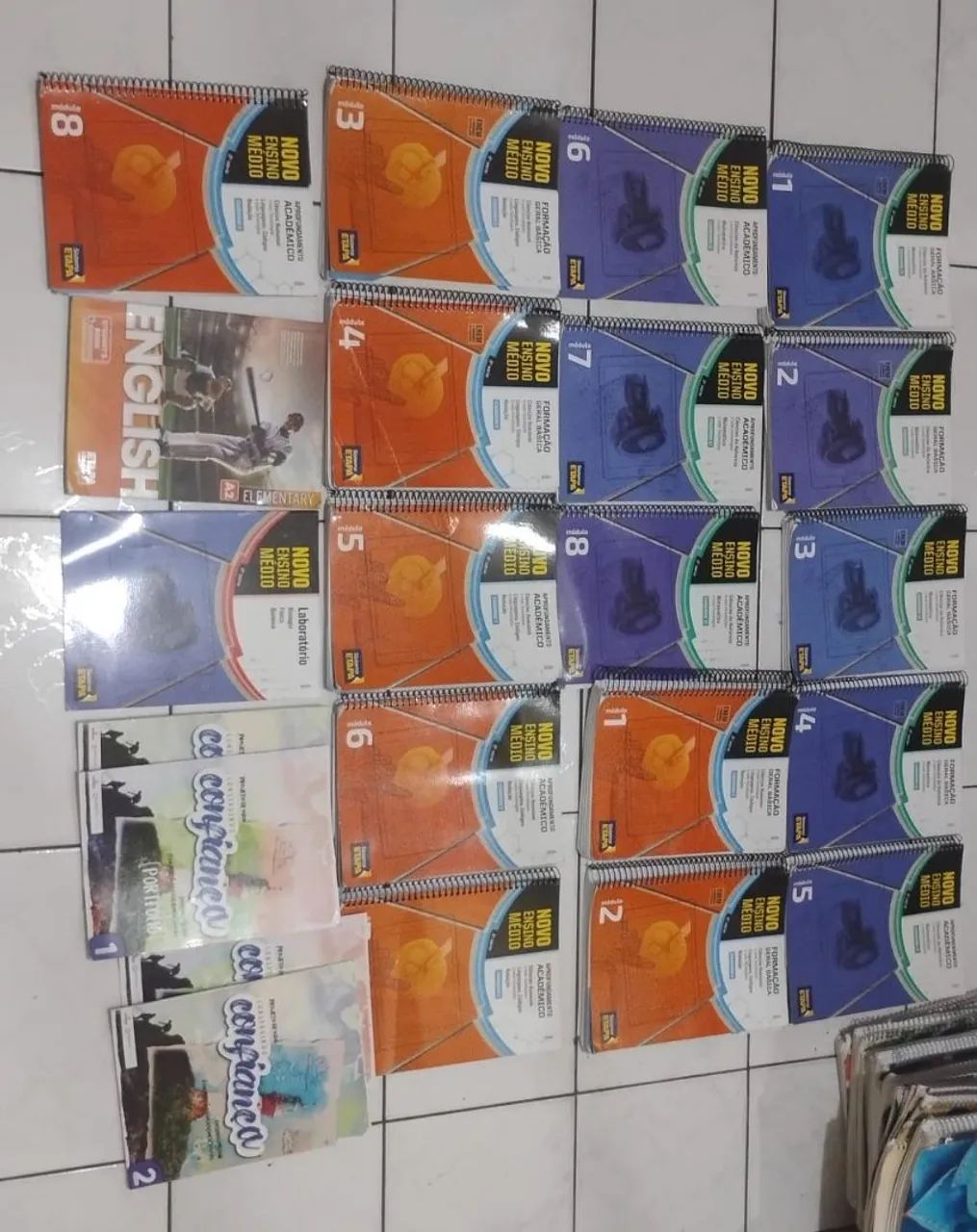 Livros de didático do 1° ao 9° ano