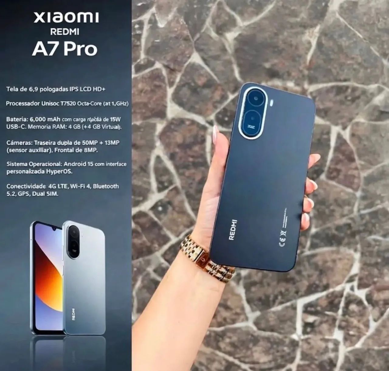 Redmi A7 Pro 4G Lacrado  - Foto 2