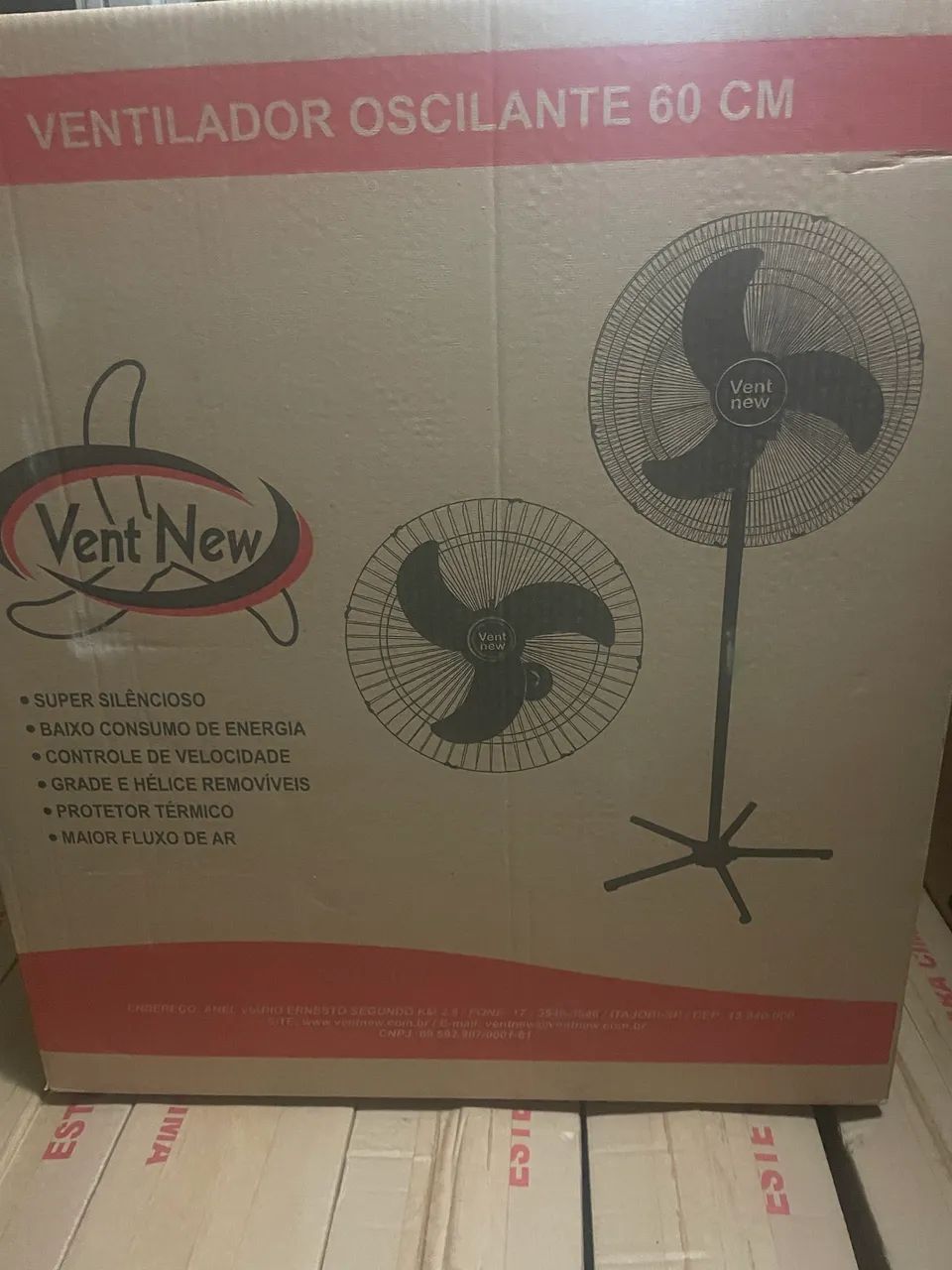 Ventiladores de parede 50 e  60 cm 