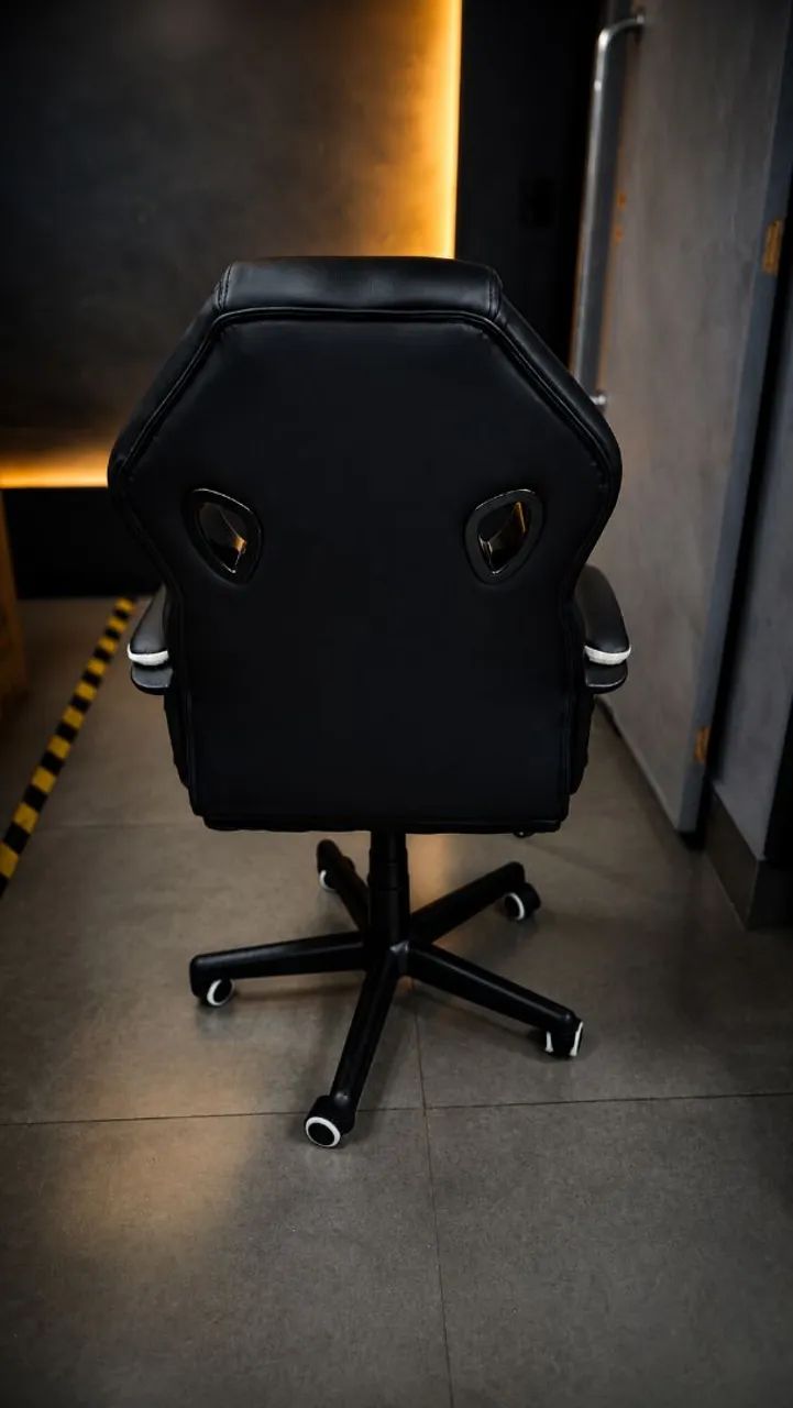Cadeira Gamer, Duex, Black White - Foto 3