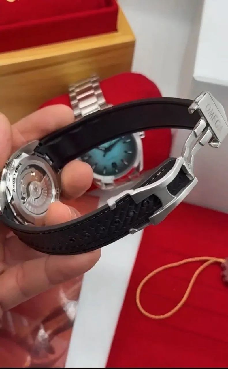 Relógio Estilo Omega Seamaster Aqua Terra Automático - Foto 5