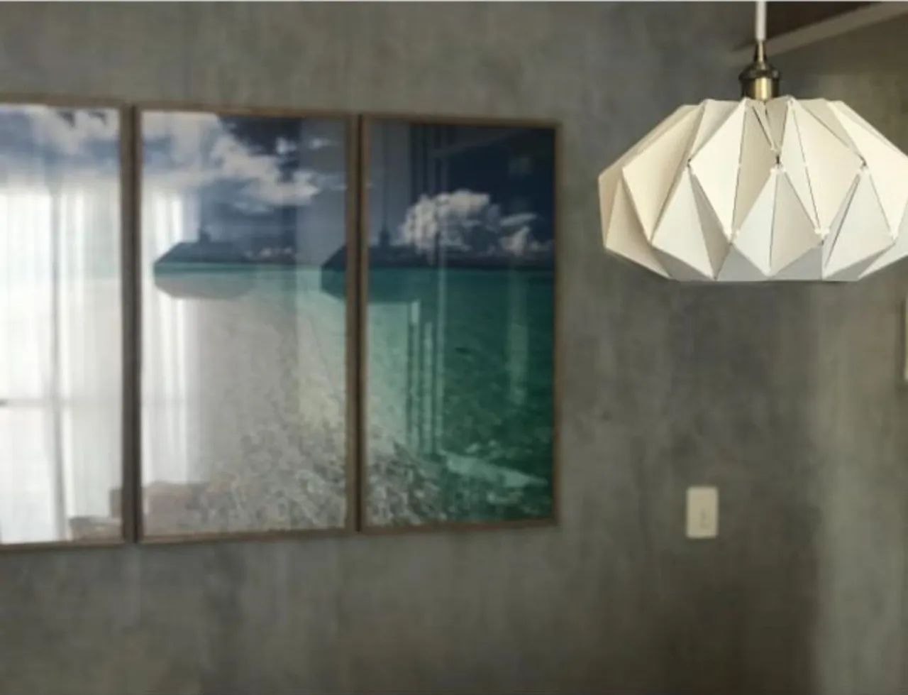 Conjunto de Quadros Decorativos - Paisagem de Praia<br> - Foto 2