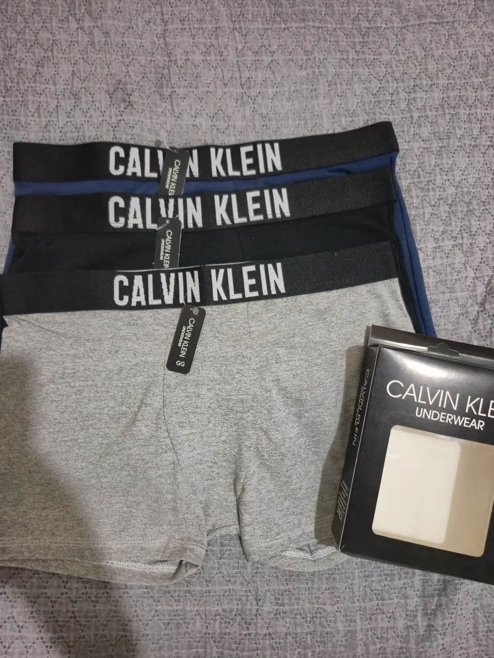 KIT 3 CUECAS BOX CALVIN KLEIN GG - ORIGINAL  - Foto 5