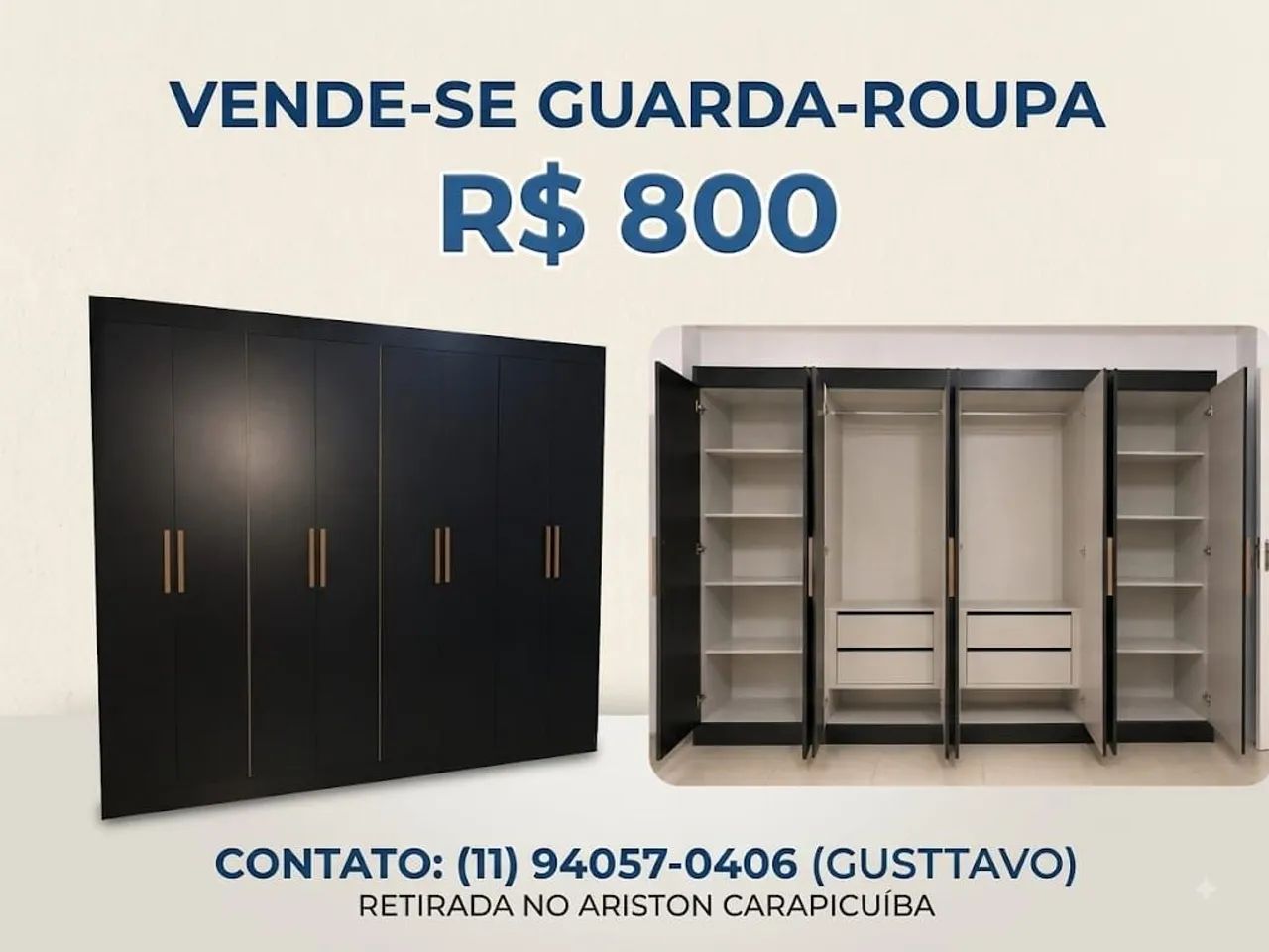 Guarda roupa NOVO