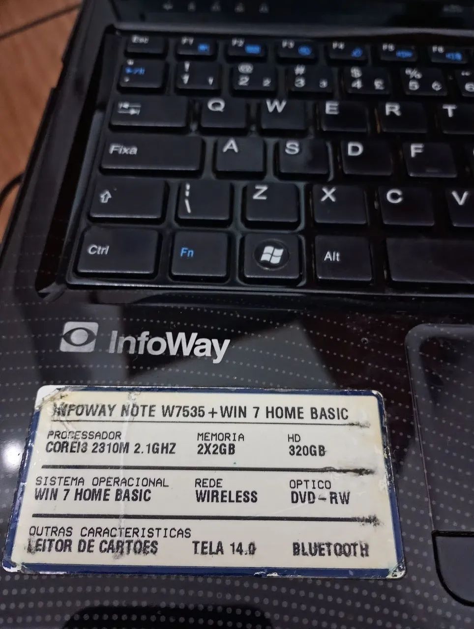[DEFEITO] notebook Itautec w7535 não liga - Foto 3