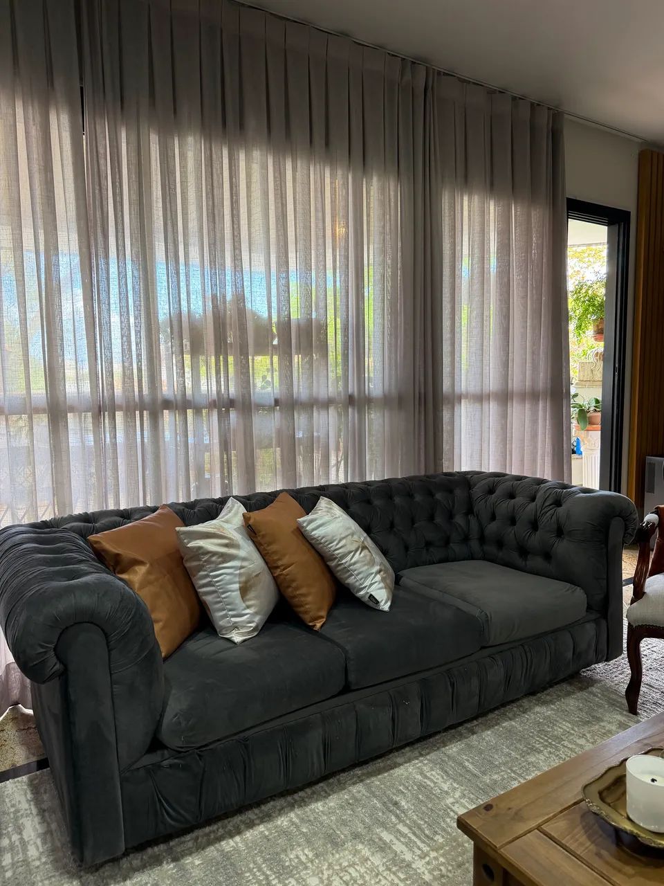 Sofá chesterfield 
