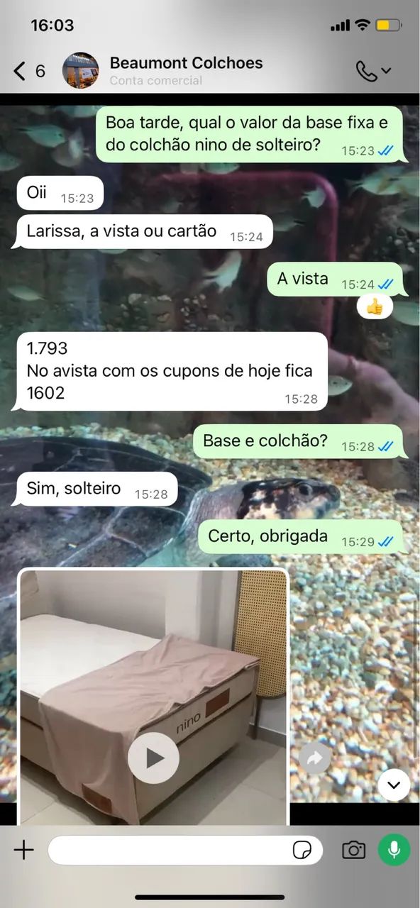 Colchão e base de solteiro NOVO modelo nino - Loja Beumont - Foto 5