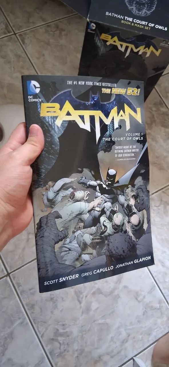 Box batman corte das corujas, com máscara e HQ - Foto 5