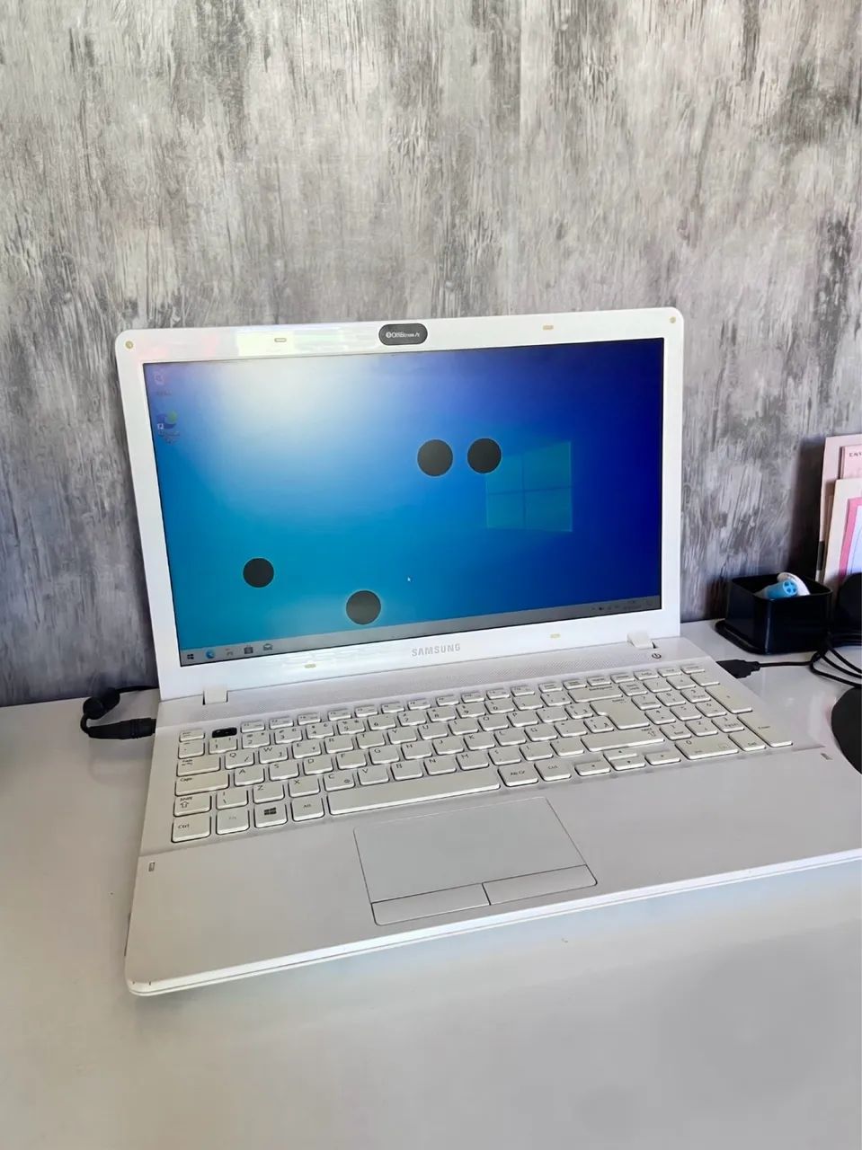 Notebook Samsung NP270E5 branco  - Foto 2