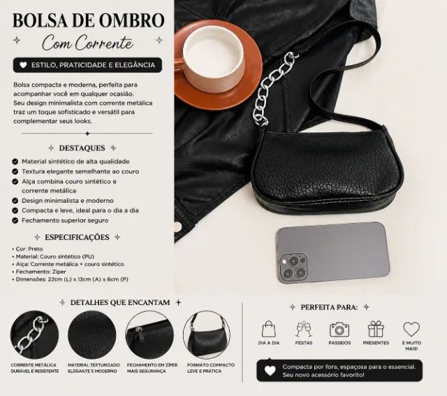 Bolsa  corrente - Foto 3