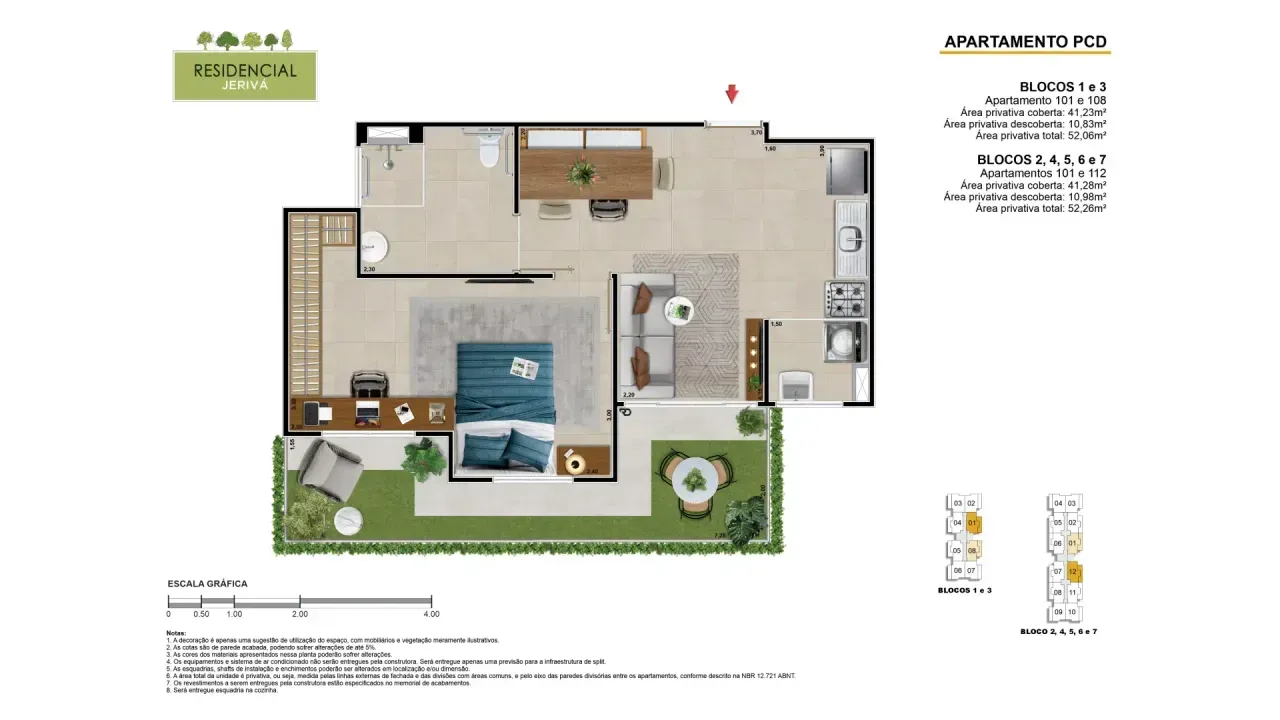 PLANTA 52m²