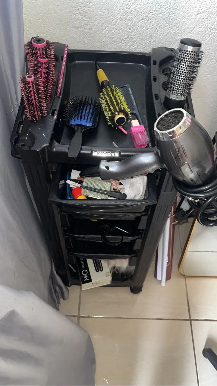 Kit lavatório, carrinho auxiliar, e cadeira  - Foto 5