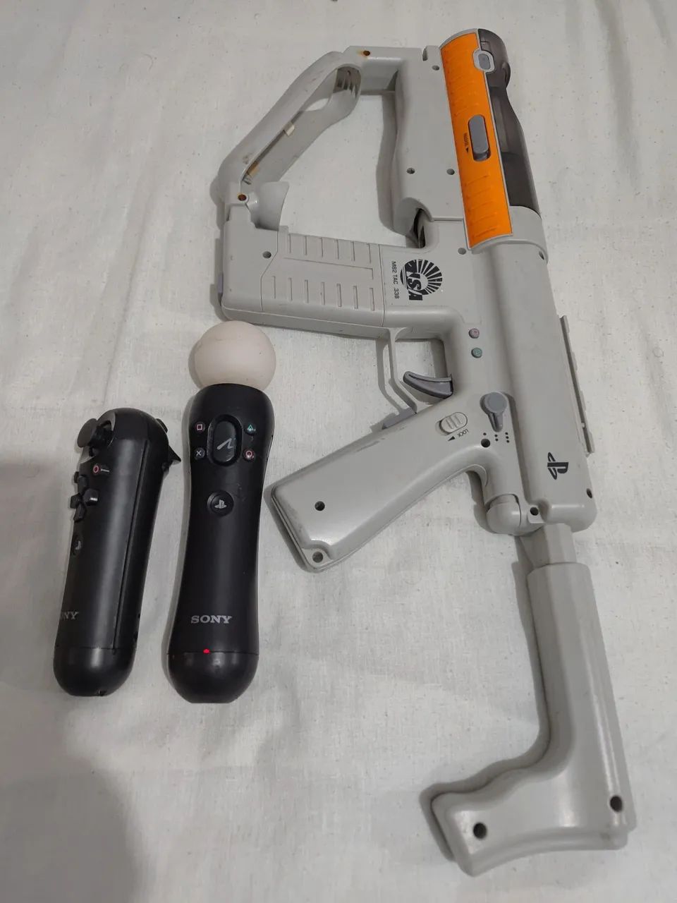 Kit PS Move + Sharp Shooter Original PS3 - Não Testado