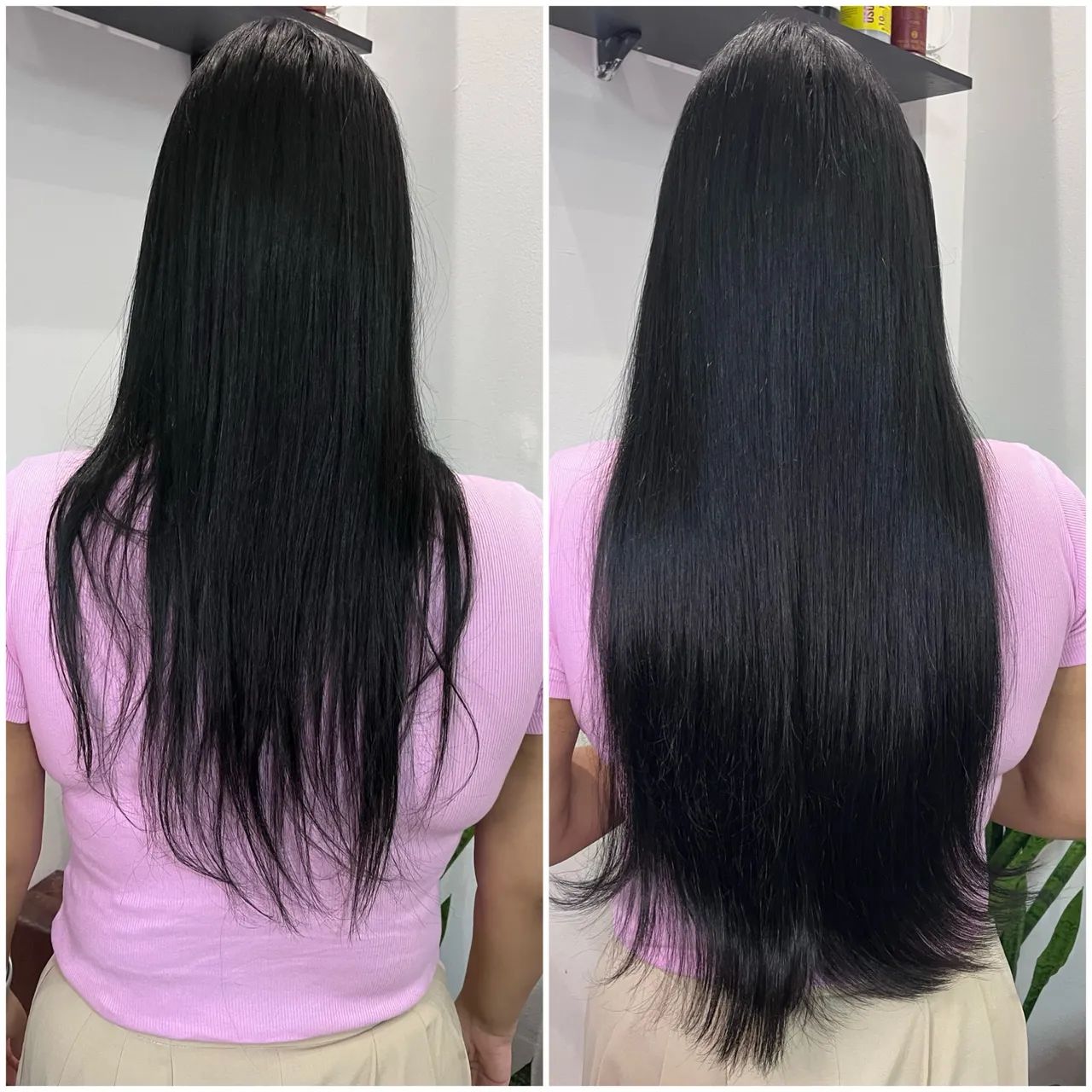 Cabelo 100% humano liso 65cm