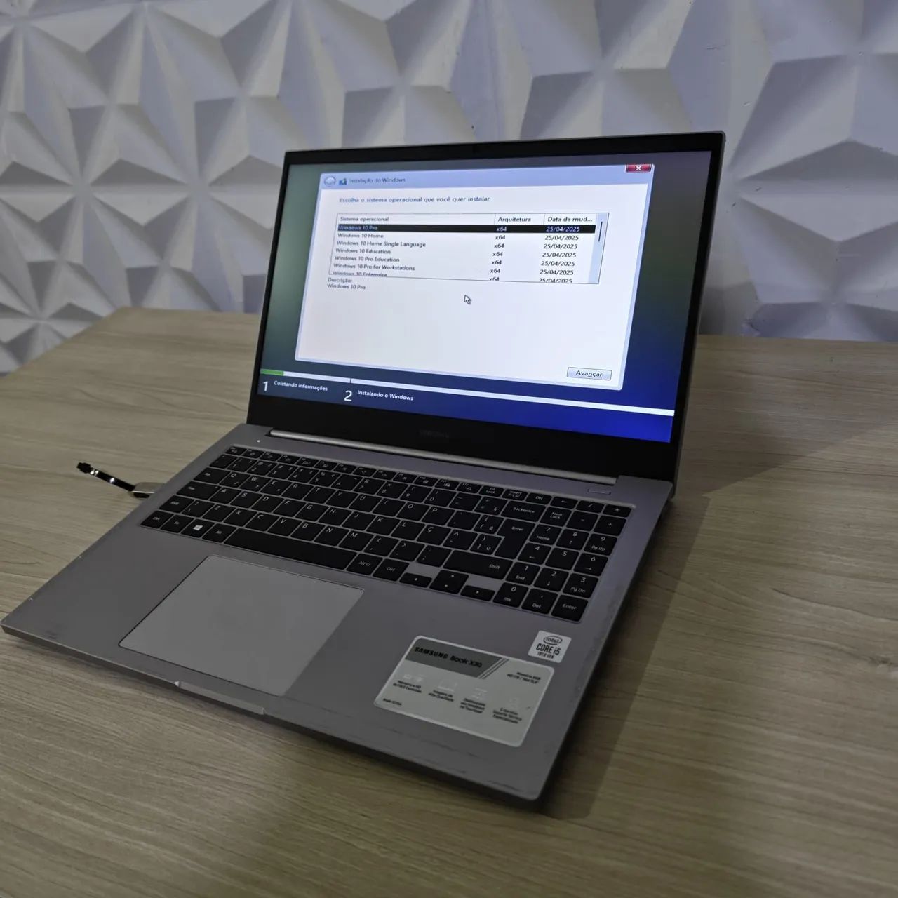 Notebook Samsung core 5 10th 8gb ram ssd250gb - Foto 2