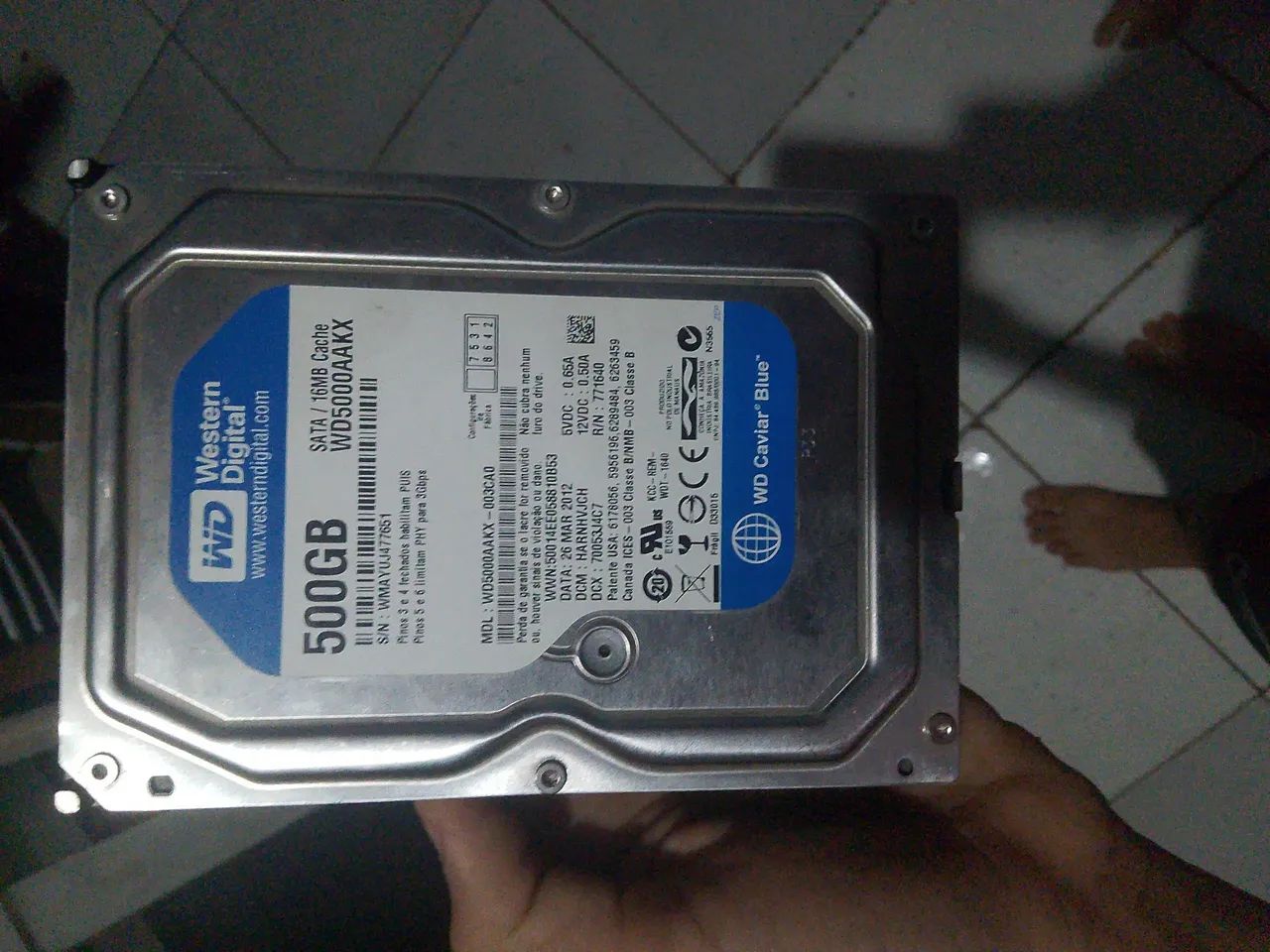 HD sata 500gb