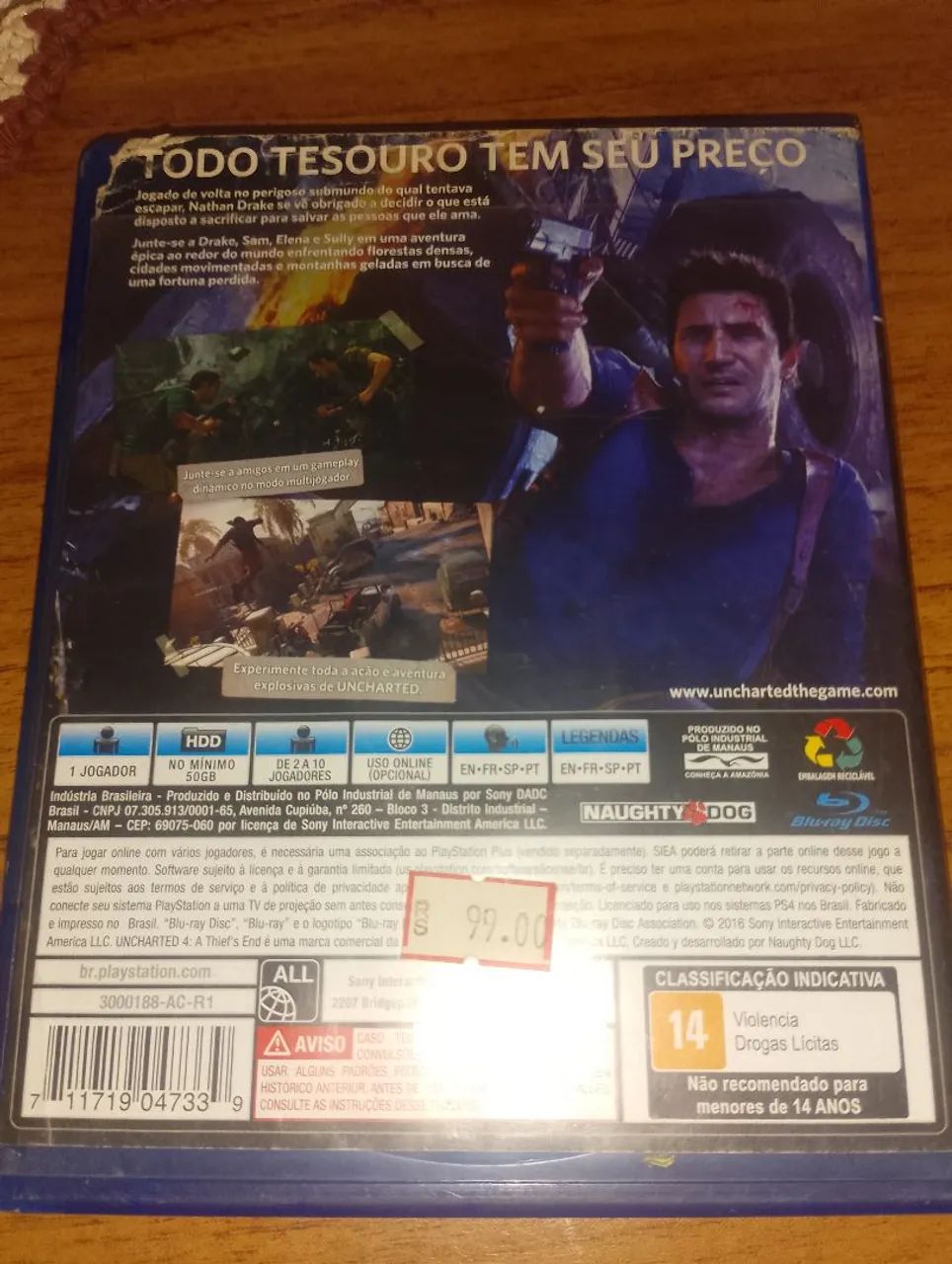 Jogo: Uncharted 4: A Thief's End - Original  - Foto 3