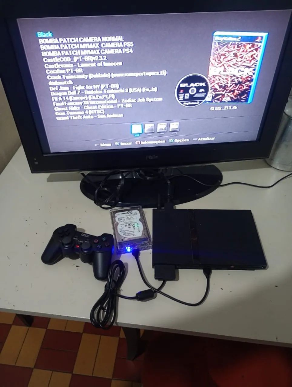 PS2 Slim Completo com HD 250GB - Foto 4