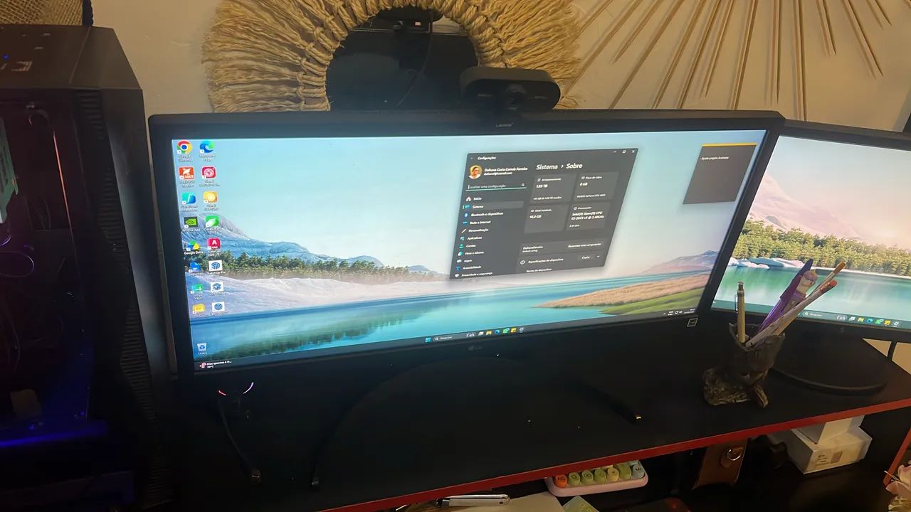 Monitor LG LED Ultrawide de 26" polegadas