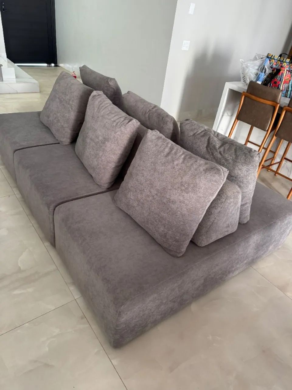 Sofá Modular Tulum Cinza - Foto 4