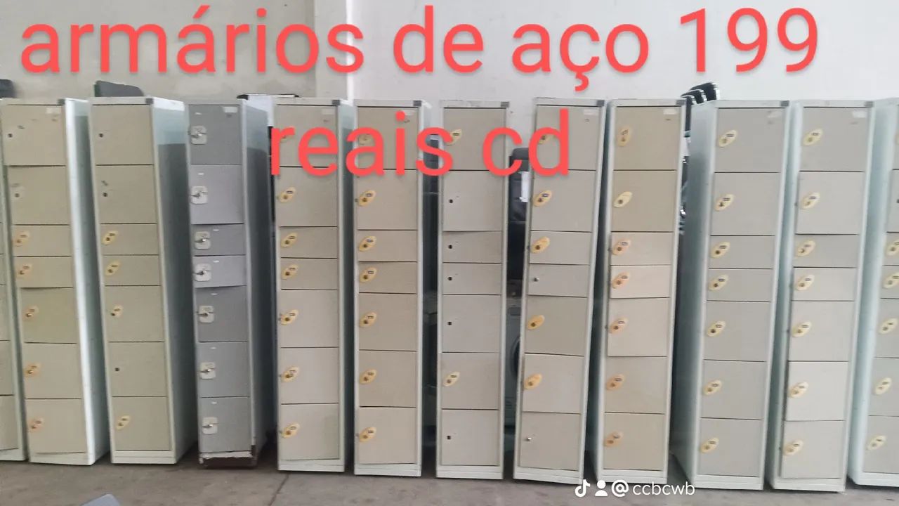 Armários de aço 