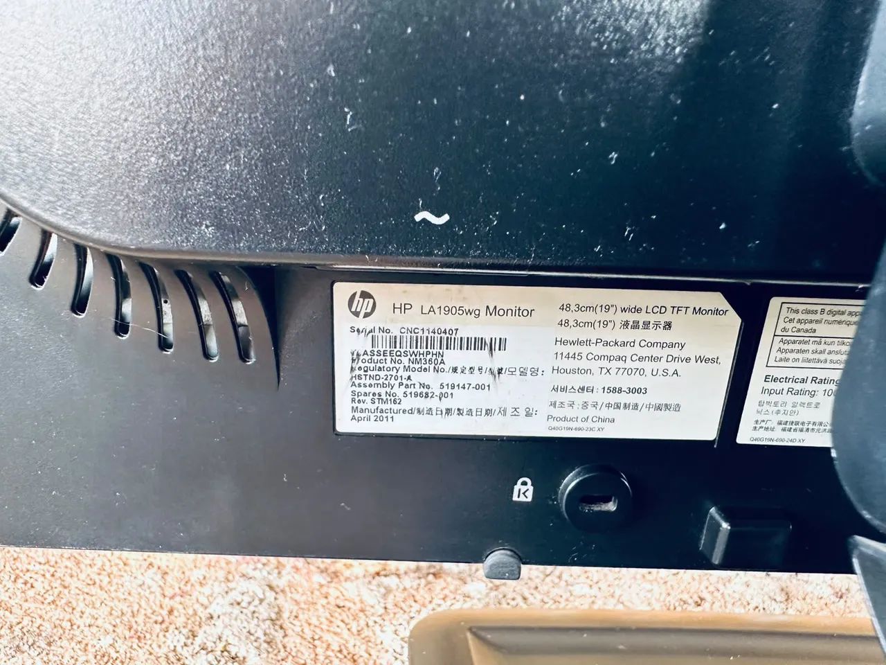 Monitor Hp 19 polegadas giratório  - Foto 4