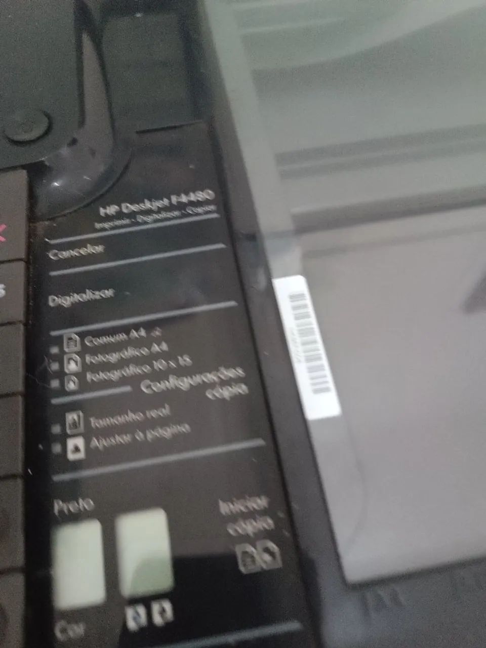 Multifuncional Deskjet HP 4480 com fonte e cabo  - Foto 2