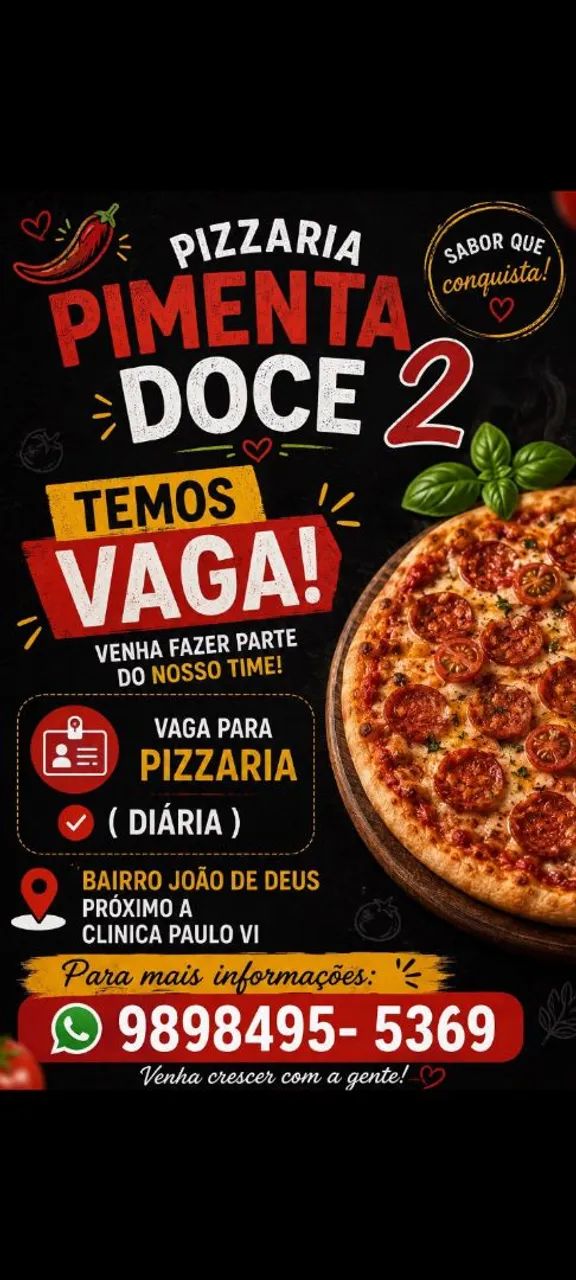 Vaga de emprego 