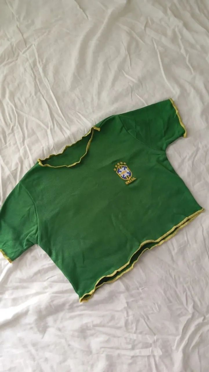 Cropped do Brasil verde novo