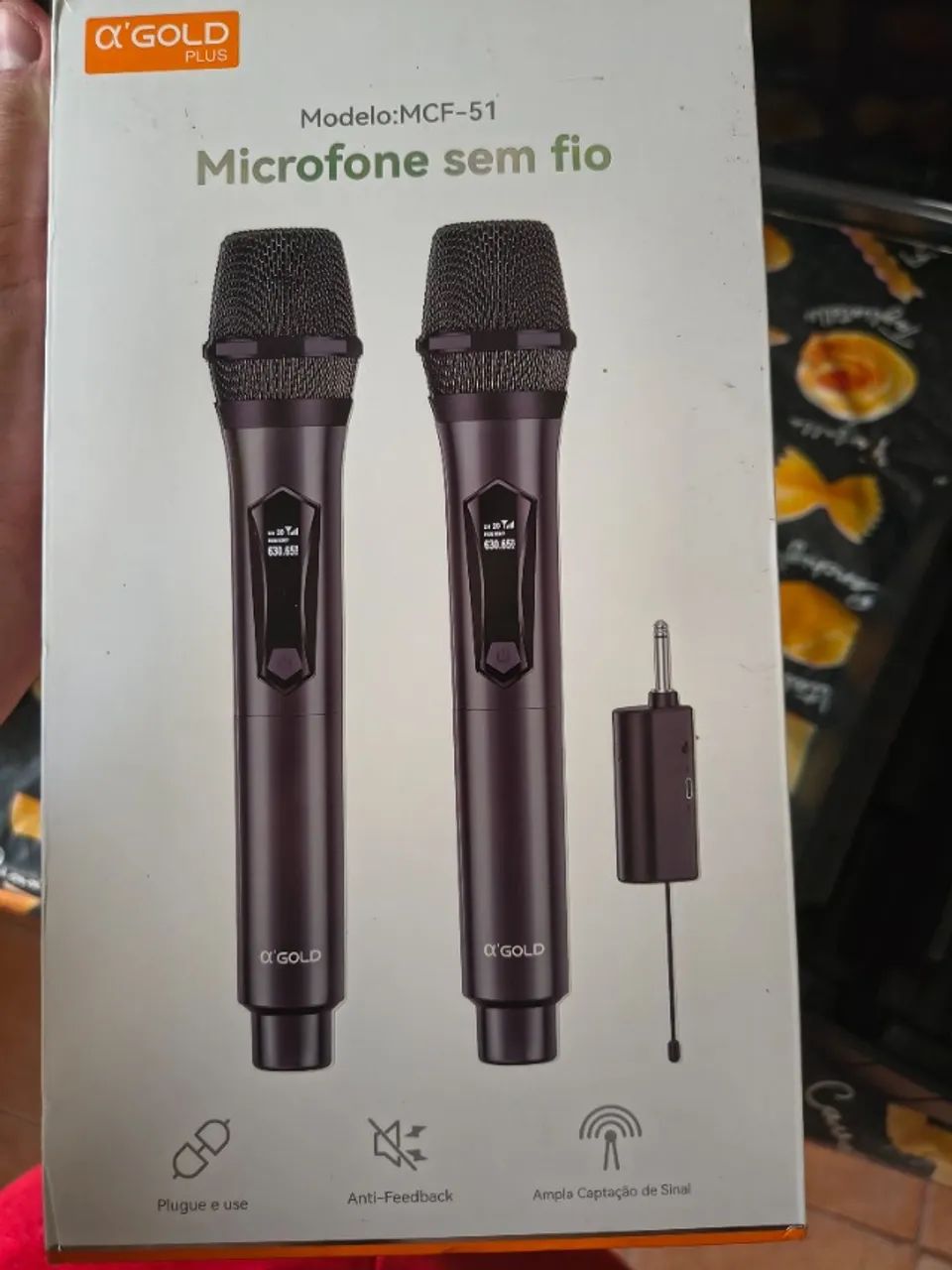 Microfone duplo
