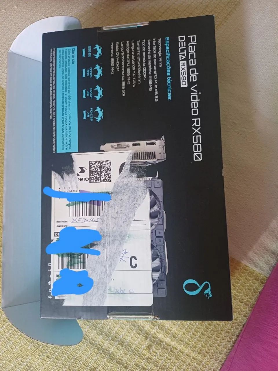 Placa de Vídeo Gamer Delta RX580, 8GB, 256Bits, DVI/HDMI/DP - DELTARX580 - Foto 2