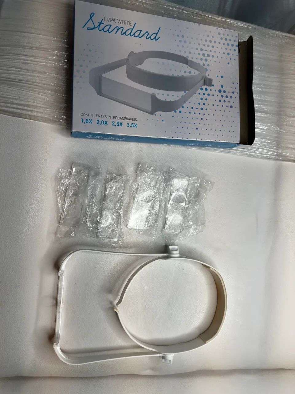 Lupa de Cabeça com LED e 4 Lentes de Aumento - Seminova - Foto 2