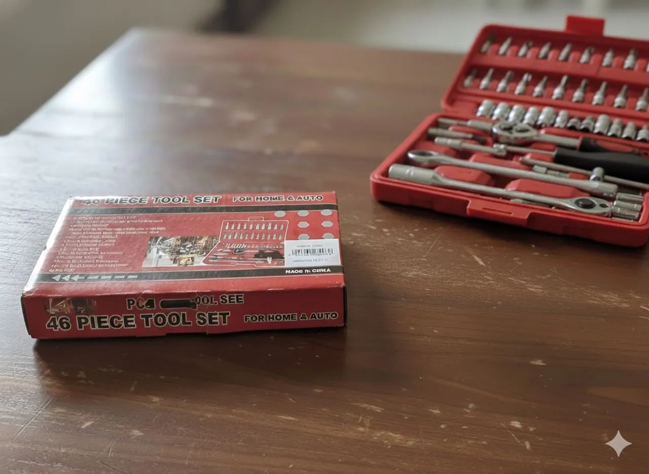 Maletas com 46 peças novas para carros. - Foto 4