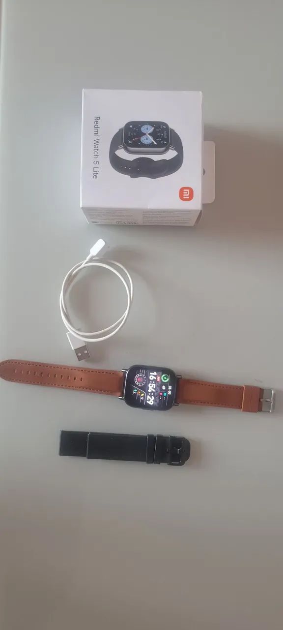 Smartwatch REDMI WATCH 5 LITE C/ GPS MICROFONE E ALTO FALANTE IOS E ANDROID - Foto 3