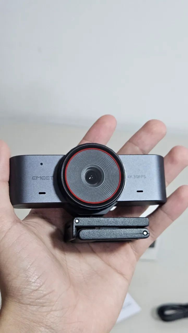 Webcam EMEET C960 Ultra 4K SmartCam Nova, Sem Uso - Foto 2