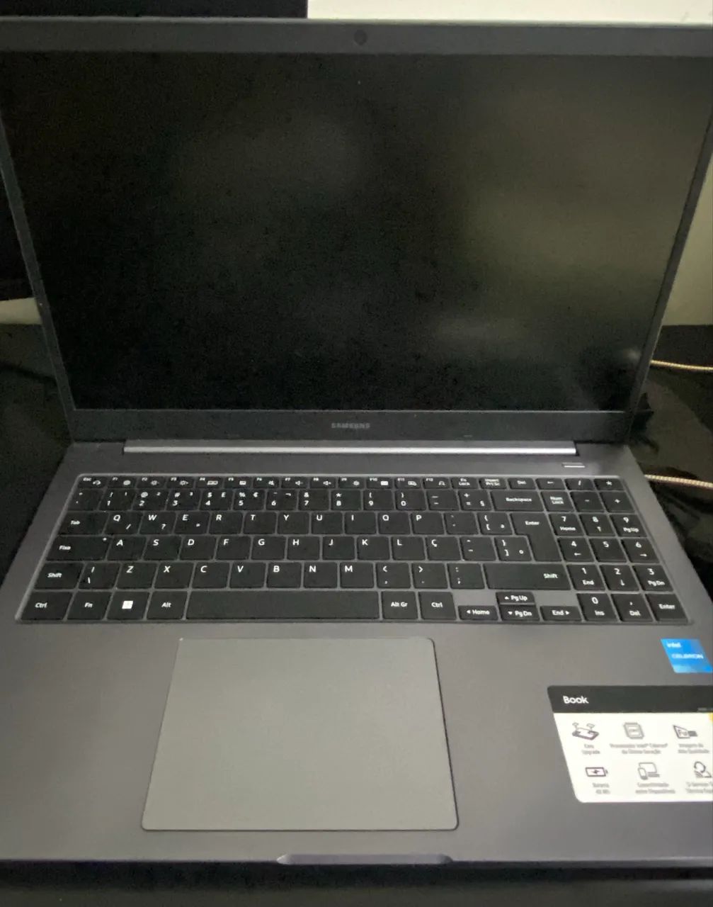 Notebook Samsung Book NP550XDA-KP1BR