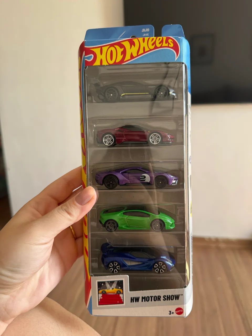 Kit 5 hotwheels motor show