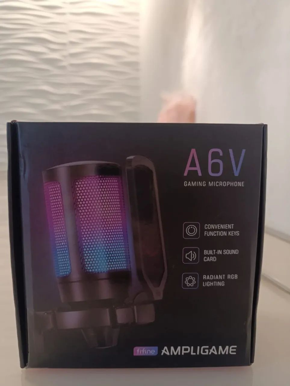 Microfone gamer fifine a6v