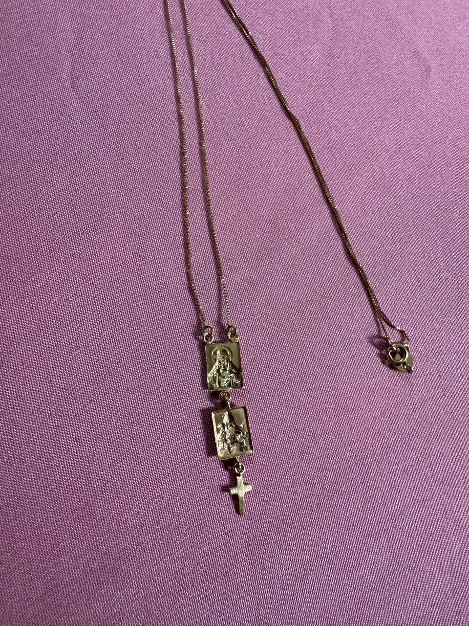Escapulário de ouro 18k