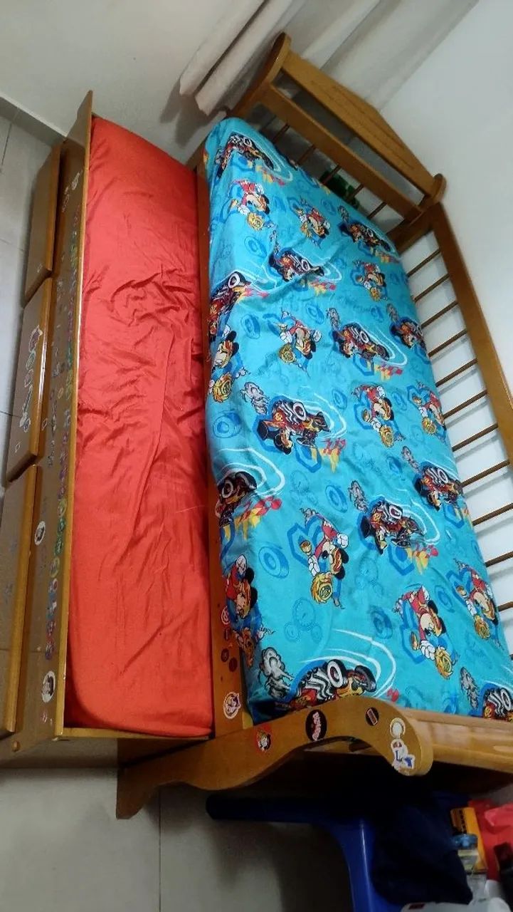 Cama Bicama madeira maciça sem colchão.  - Foto 2