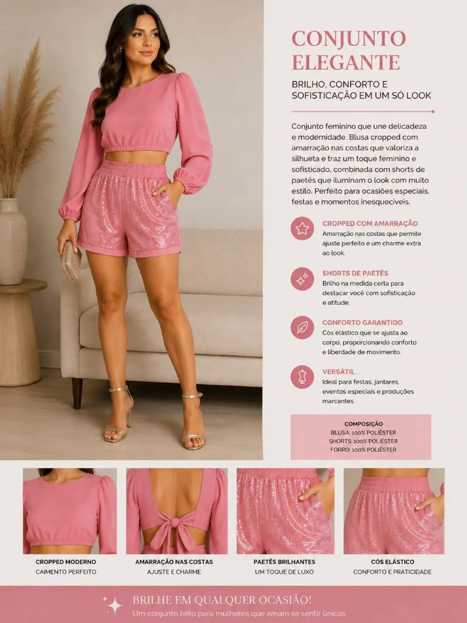 Conjunto rosa 