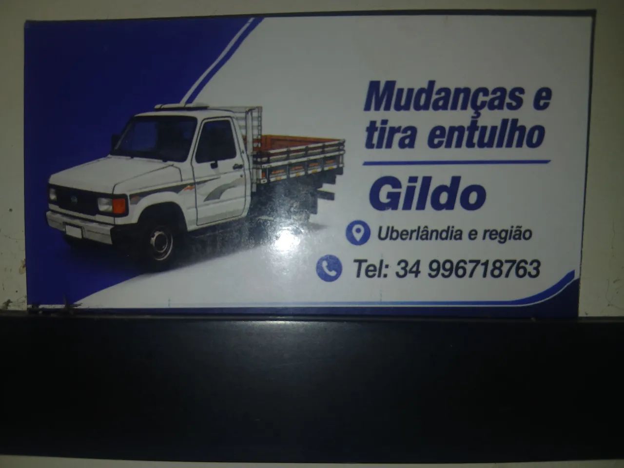 Mudança. Tira entulhos 