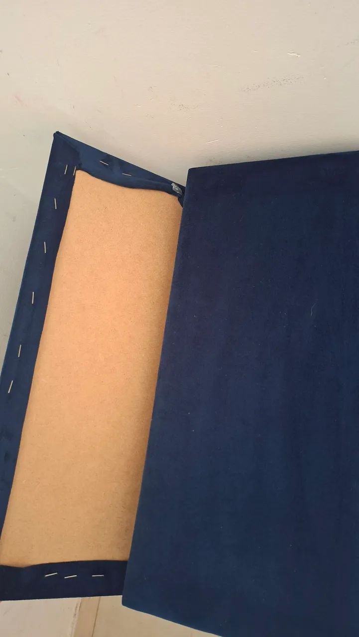 Placas cabeceira de cama solteiro azul  - Foto 2