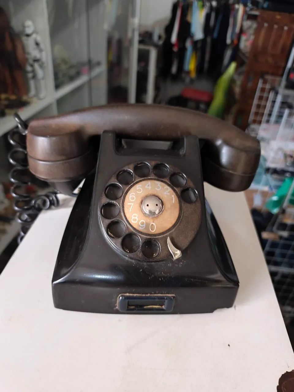 Telefone Preto antigo década 60 - Foto 5