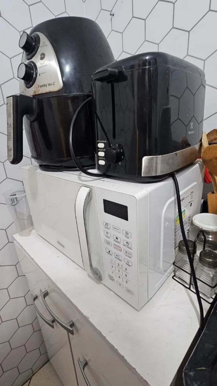 Micro-ondas Branco - Excelente Estado - Foto 3