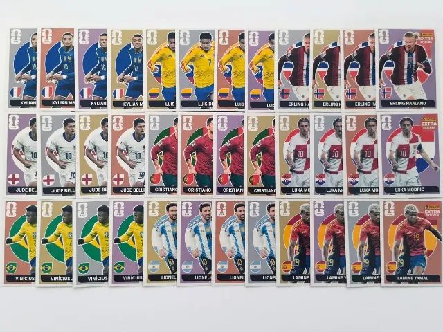 Kit Coleção Completa Legend Copa Do Mundo 2026